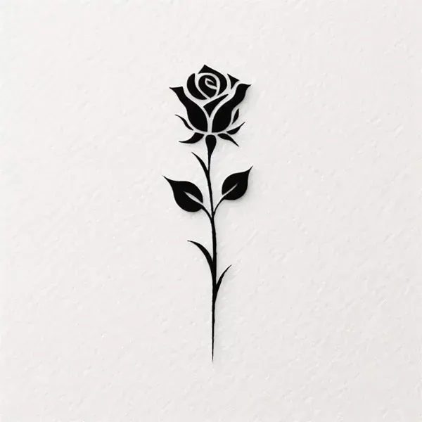  عکس طرح تاتو گل رز