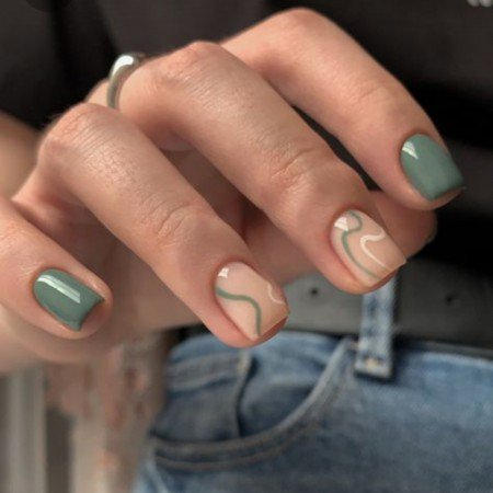  پس زمینه سبز فانتزی