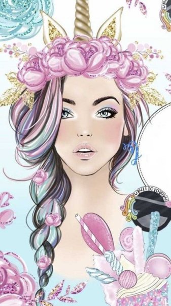 تصویر زمینه دخترانه فانتزی