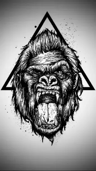 عکس گوریل ماده