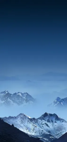 عکس کوهستان برفی زیبا