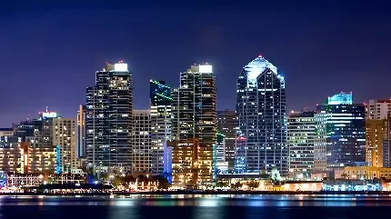  والپیپر ساختمان در شب برای گوشی آیفون 2026