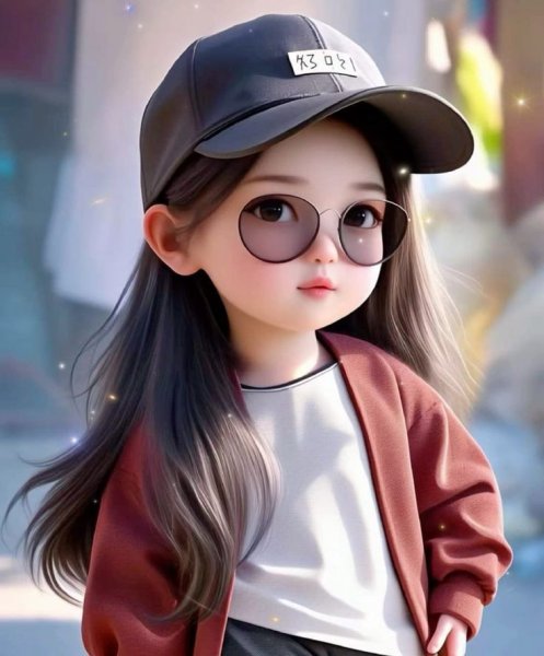  عکس تصویر زمینه کارتونی دختر زیبا