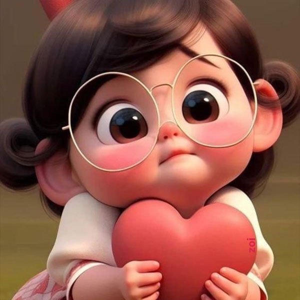  عکس دختر کارتونی کیوت جدید