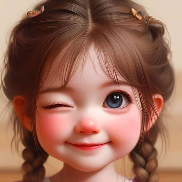  عکس دختر کارتونی کیوت جدید