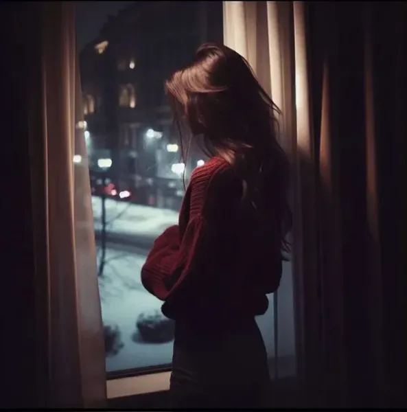  عکس زن غمگین هنری