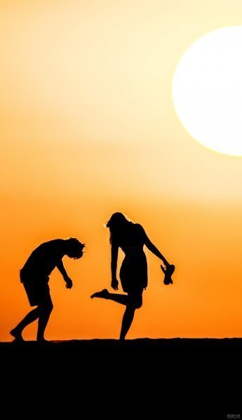  عکس تصویر زمینه غروب عاشقانه زیبا