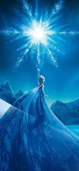  عکس پس زمینه انیمیشن فروزن یخ زده