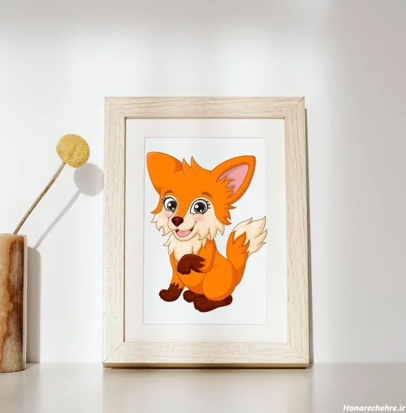  عکس نقاشی روباه