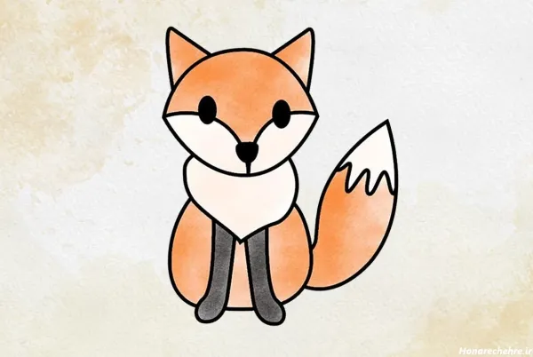  عکس نقاشی روباه