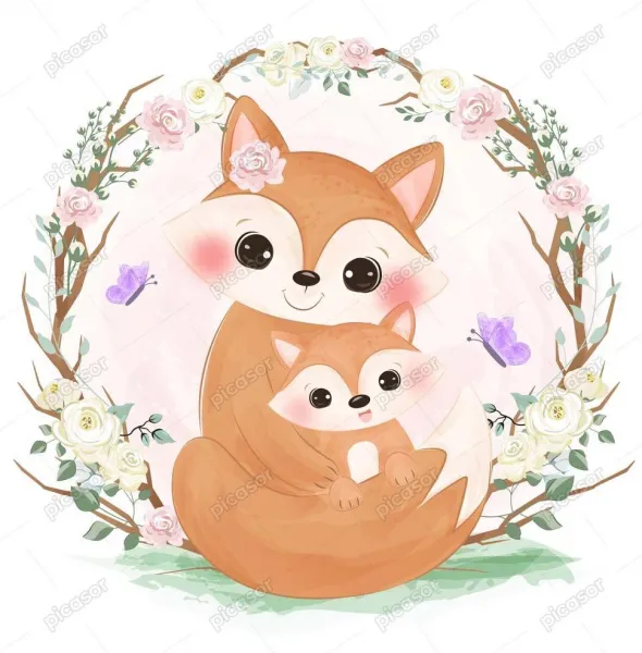  عکس نقاشی روباه