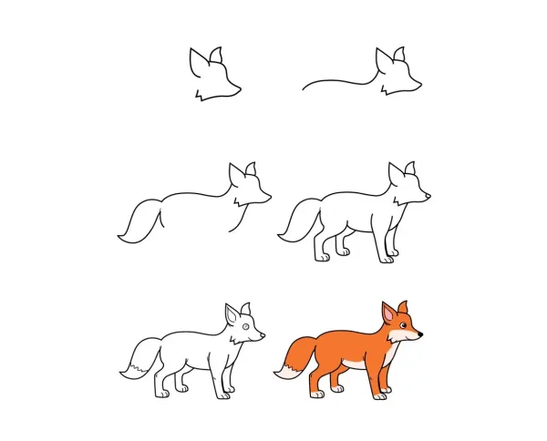  عکس نقاشی روباه