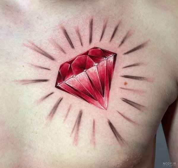  عکس خالکوبی طرح انواع نگین های الماس