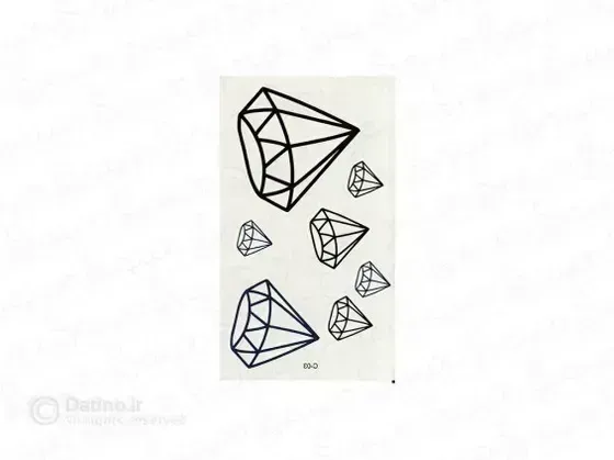 عکس خالکوبی طرح انواع نگین های الماس