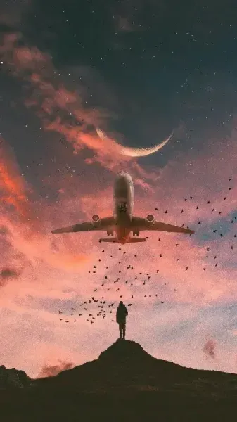  عکس تصویر زمینه پرواز هواپیما با کیفیت بالا جدید