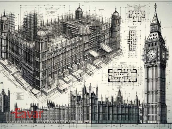  عکس لندن برج ساعت