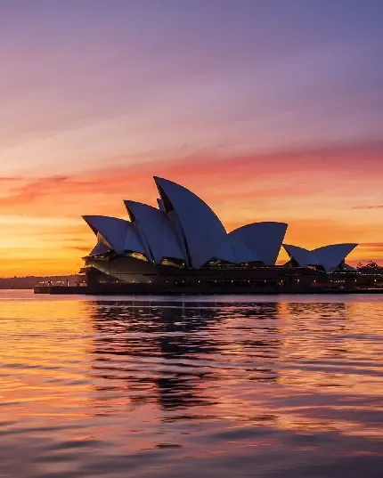 عکس کشور استرالیا در شب