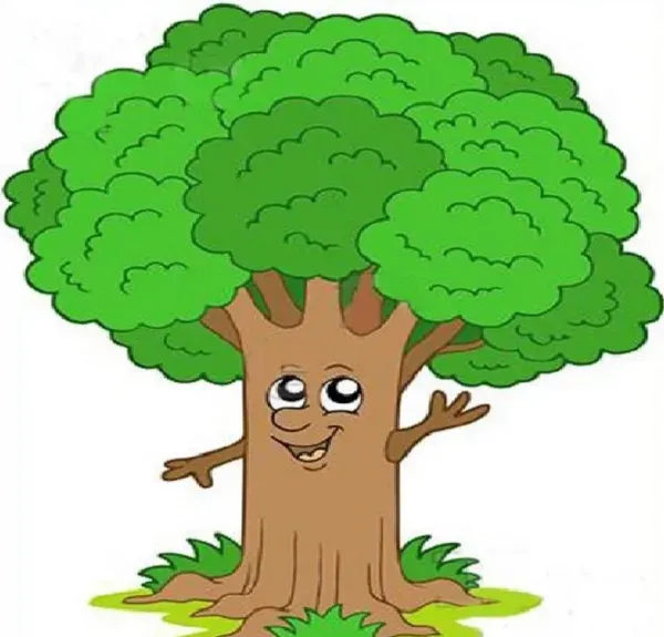  عکس درخت کارتونی برای نقاشی