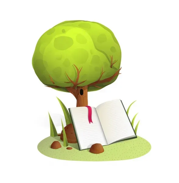  عکس درخت کارتونی برای نقاشی