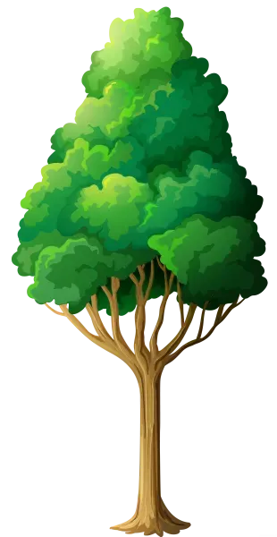  عکس درخت کارتونی برای نقاشی