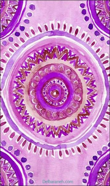  عکس رنگ بنفش پاستیلی