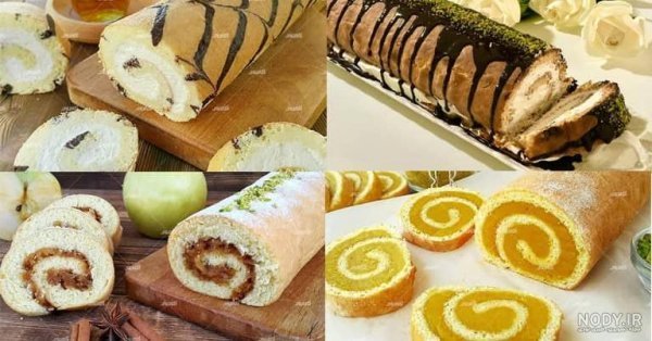  عکس شیرینی رولت خوشمزه
