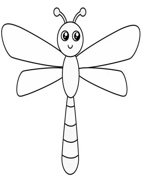 عکس سنجاقک نقاشی