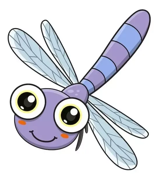  عکس سنجاقک نقاشی