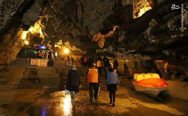  عکس غار علیصدر همدان