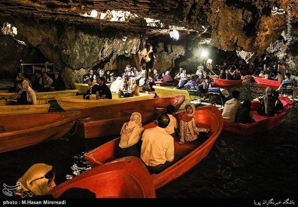  عکس غار علیصدر همدان