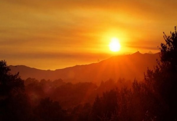  عکس زیبا از غروب خورشید