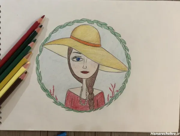  عکس از نقاشی دخترانه بامزه