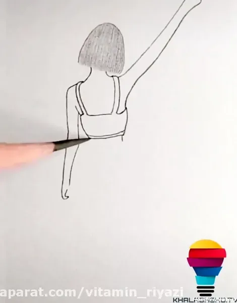  عکس از نقاشی دخترانه بامزه