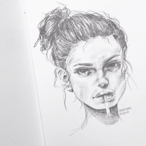  عکس از نقاشی کیوت آسان دخترانه