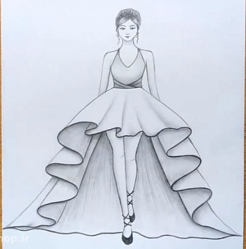  عکس نقاشی دختر فانتزی