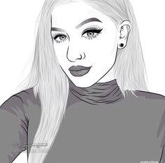  عکس نقاشی دختر فانتزی