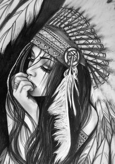  عکس نقاشی دختر فانتزی