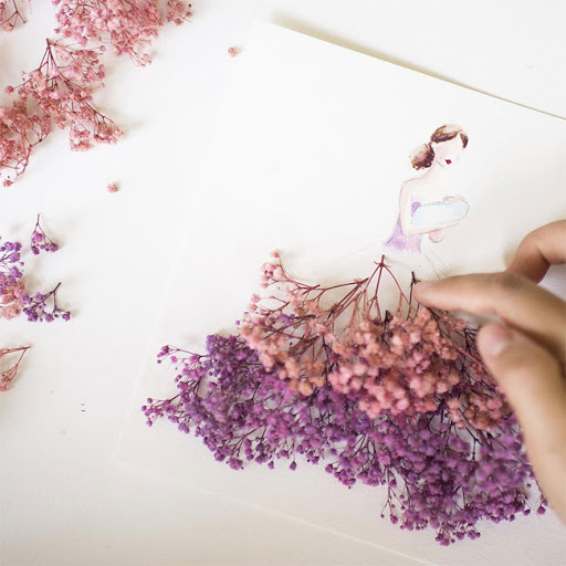  عکس نقاشی دختر فانتزی