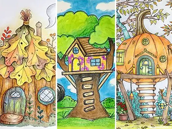  عکس نقاشی ساده و کیوت