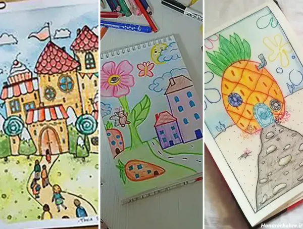  عکس نقاشی ساده و کیوت