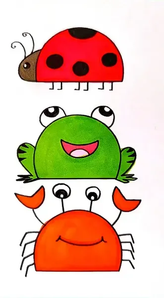  عکس نقاشی ساده و کیوت