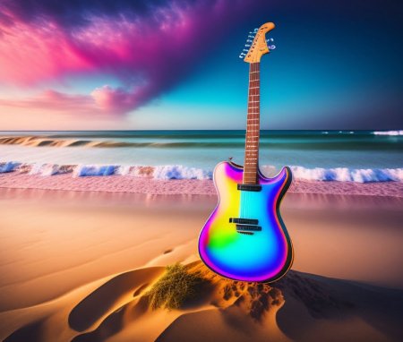  عکس گیتار برای پس زمینه