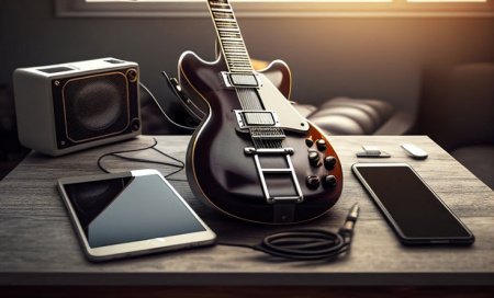  عکس گیتار برای پس زمینه