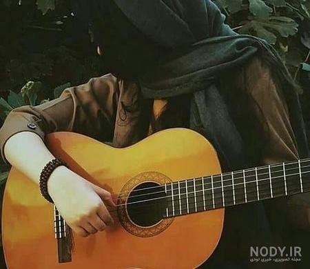  عکس گیتار دخترانه