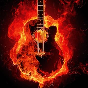  عکس گیتار خفن برای پروفایل