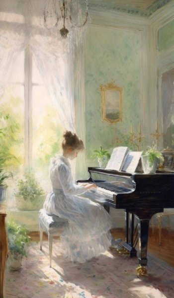  عکس پیانو زدن برای پروفایل