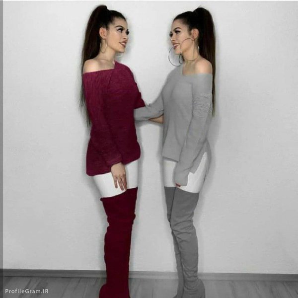  عکس پروفایل دوقلو دختر بزرگ