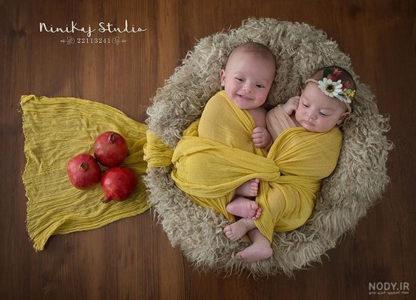  عکس دختر دوقلو خوشگل