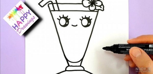  عکس لیوان آب برای نقاشی