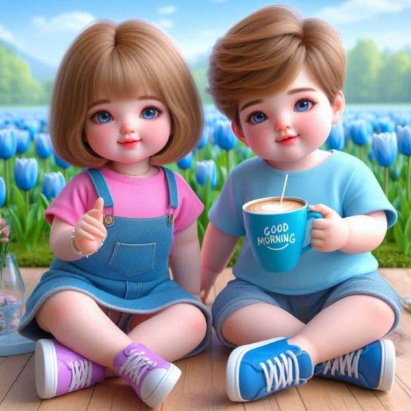 عکس پروفایل خواهر برادر کارتونی